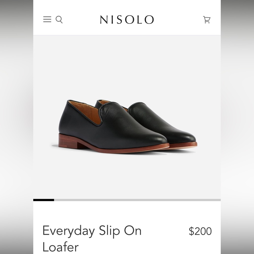 Leather Slip On Loafer - Gently Used